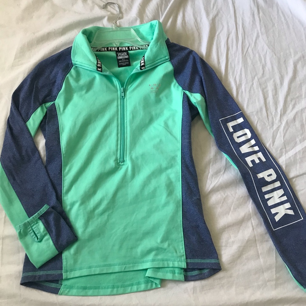 S Victoria's Secret Pink Ultimate Half Zip Fleece